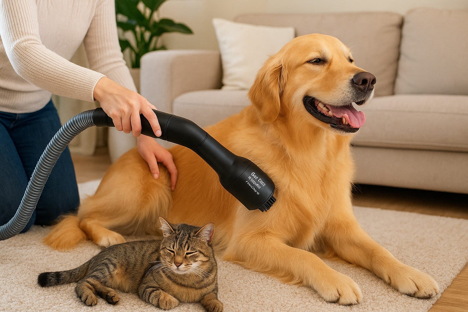 Pet Hair Vacuum Grooming Kit