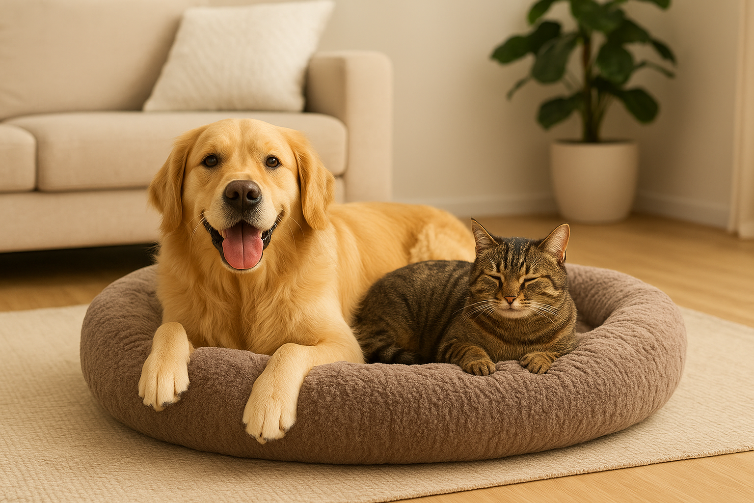 CosyNest Donut Bed